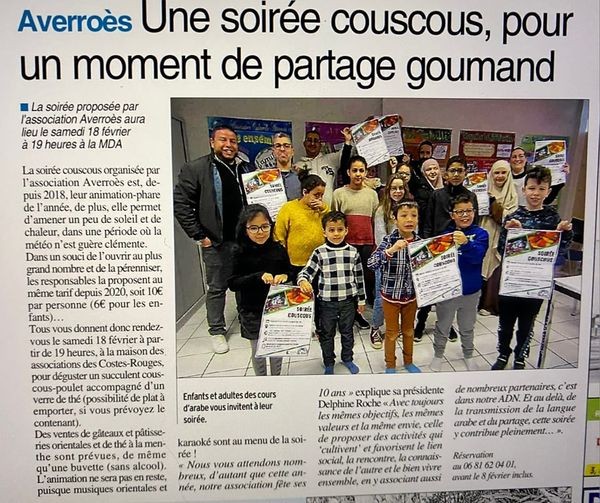 Soirée Couscous - Centre Presse 25/01/2023